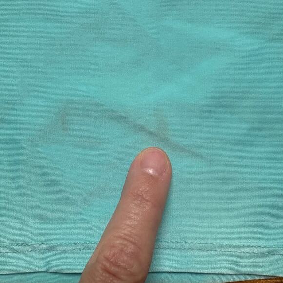 Cat & Jack teal mermaid rash guard two piece ruffle swimsuit SIZE 2T - Picture 5 of 6